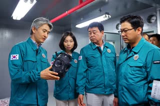 을지훈련 상황실 격려방문