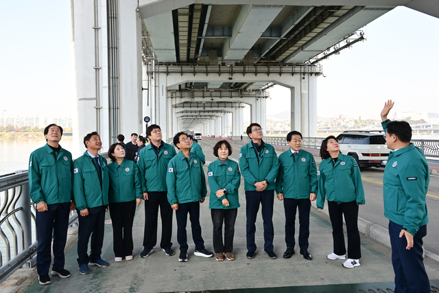 제333회 정례회 도시안전건설위원회 현장감사_잠수교