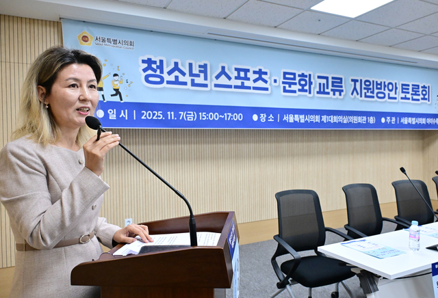 청소년 스포츠 문화 교류 지원방안 토론회