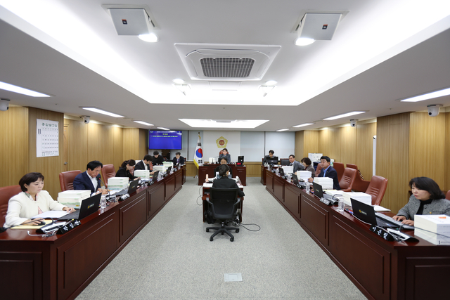 제333회 정례회 도시안전건설위원회 행정사무감사