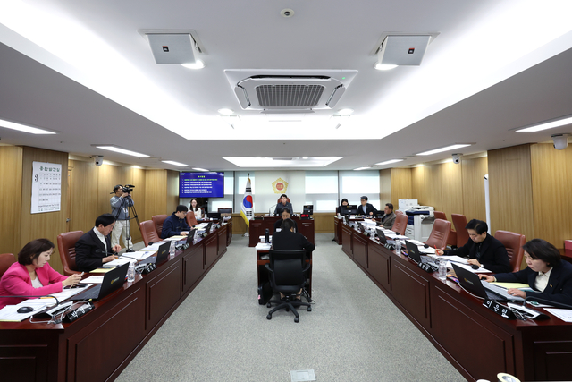 제334회 임시회 도시안전건설위원회 회의