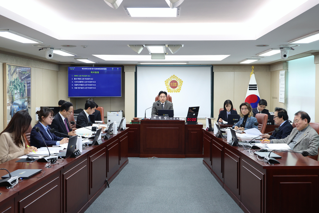 제334회 임시회 문화체육관광위원회 회의