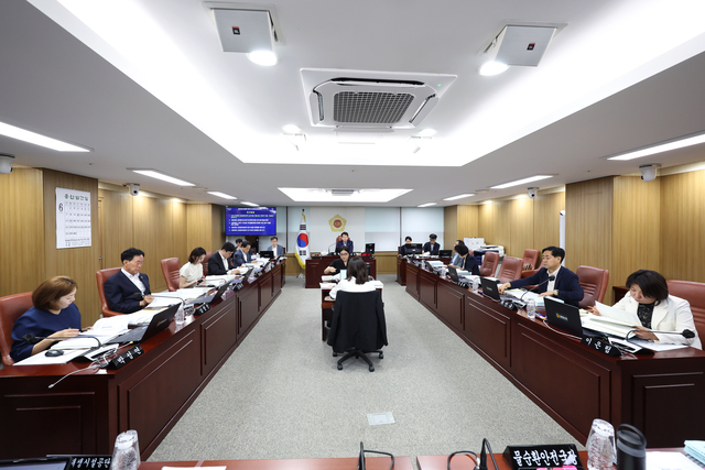 제336회 정례회 도시안전건설위원회 회의